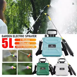 5l Electric Sprayer With Adjustable Nozzle Usb Charging Handle