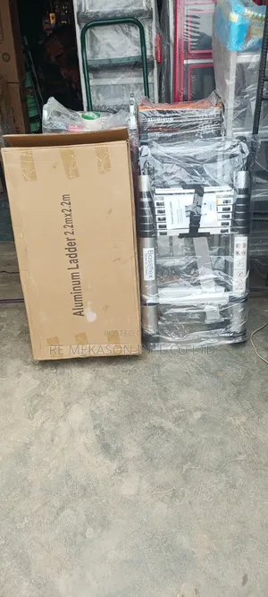 4.4 Metres(2.2mtrs +2.2mtrs) Double Sided Telescopic Aluminium Ladder