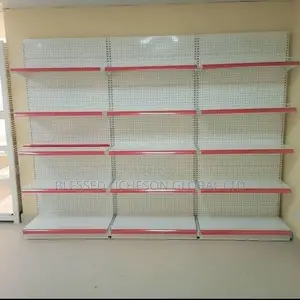 Single Retail Supermarket Shelf