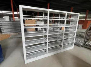 3in1 Double Sided Library Shelves 102