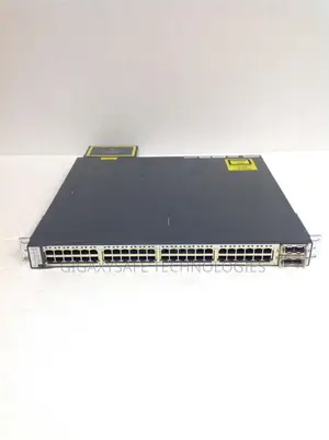 Cisco Ws-C3750e-48pd-Sf 48 Port Poe Gigabit 10g Ethernet