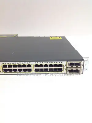 Cisco Ws-C3750e-48pd-Sf 48 Port Poe Gigabit 10g Ethernet
