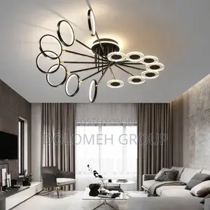 Round Spiral Chandelier