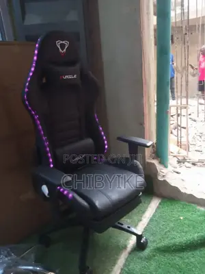 Furgle Gaming Chair With Light Black