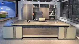 High Classic Office Executive Table With Extension