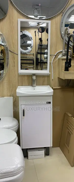 Cabinet Standing With Mirror