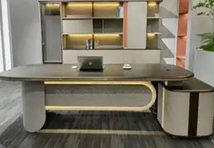 High Classic Office Executive Table With Extension