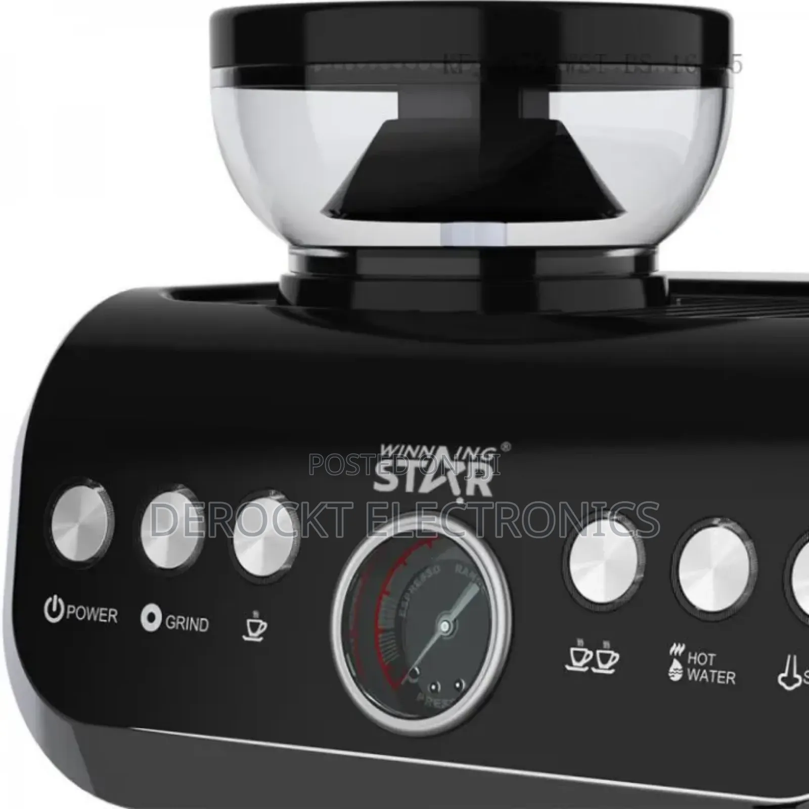 Winning Star Multifunctional Espresso Machine/ Built-in Coffee Grinder