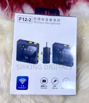 F12 Wireless Collar Microphone With 99% Noise Cancellation