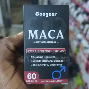 Googeer Maca Capsules For Extra Strength And Sexual Energy (1900mg)
