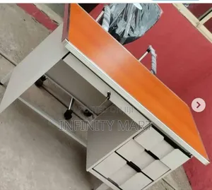 Orange Top Office Table