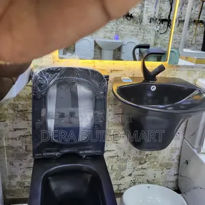 Luxury Matte Black Bathroom Set