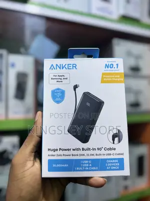 Anker Zolo Powerbank 20000mah 22.5w Fast Charging Power Bank