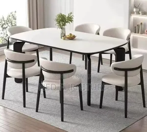 Quality Straight Leg Dining By 6 Seaters