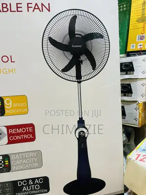 Century 18-Inch Rechargeable Fan, Model FRC-45-O