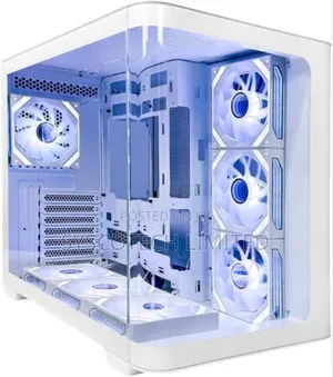 White Desktop Computer Casing