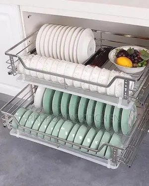 Wire Plate Rack Double
