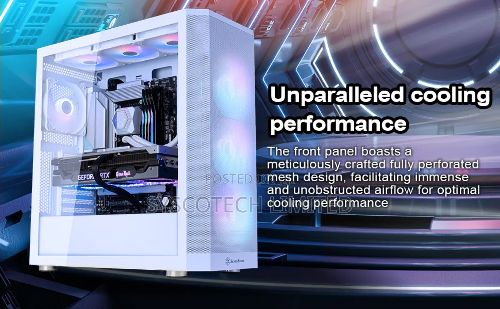 White Desktop Casing