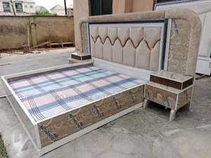 Luxury Bedframe and Matching Bedside Cabinet
