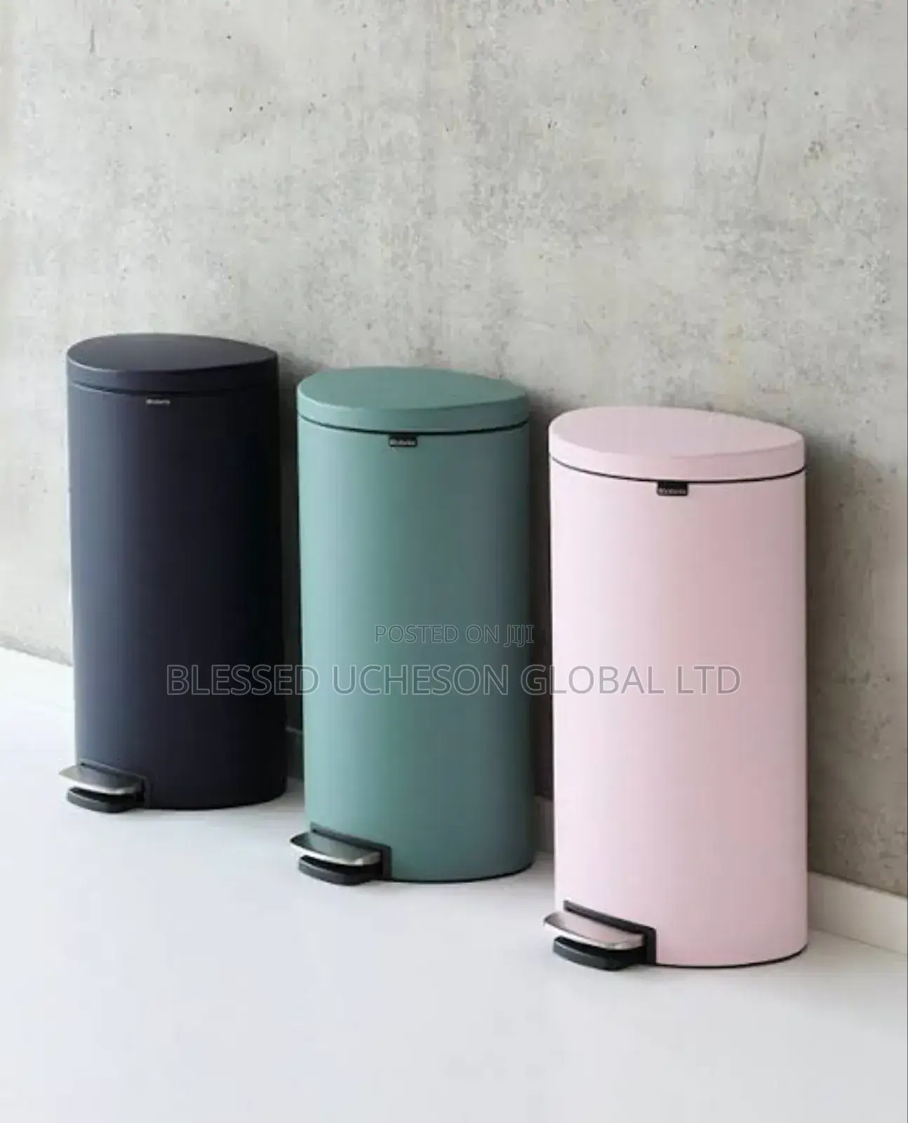 Brabantia Flatback+ Space Saving Pedal Bins
