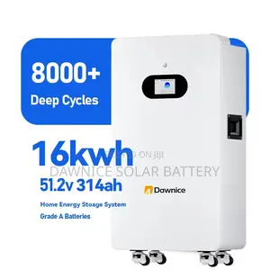 High-Capacity 16kwh Wall-Mounted Battery for Homes and Offices