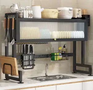 85cm Over the Zinc Dish Rack With Cover