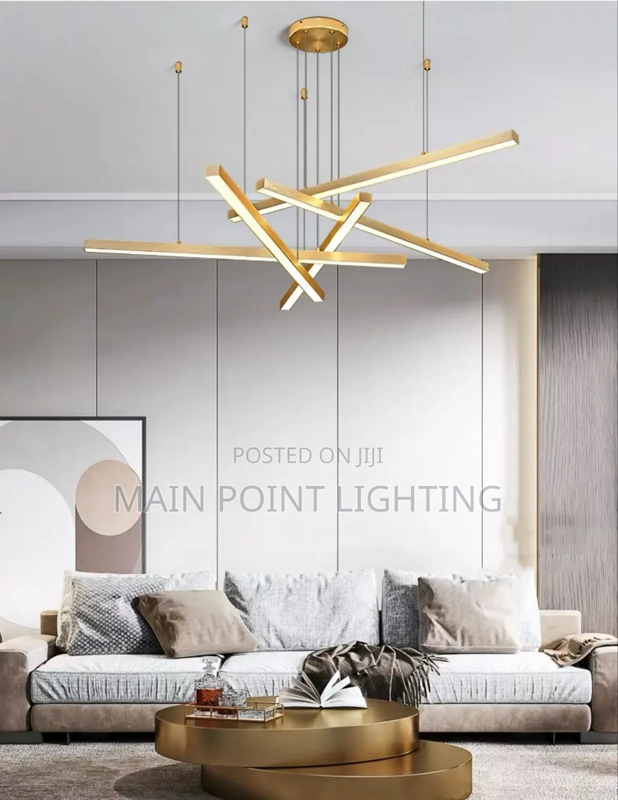 Simple Dropping Chandelier