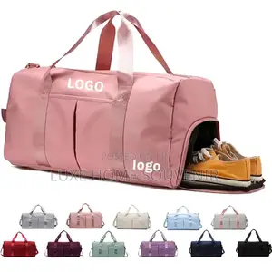Waterproof Gym Sport Bag With Shoe Slot / Travel Bag