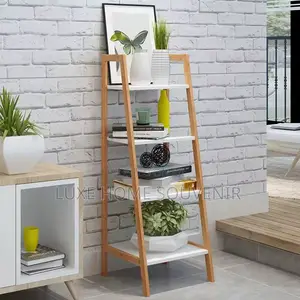 Bamboo Living Room Shelves