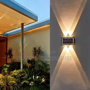 Solar Lights for Outside Solar Fence Lights Outdoor Up and Down