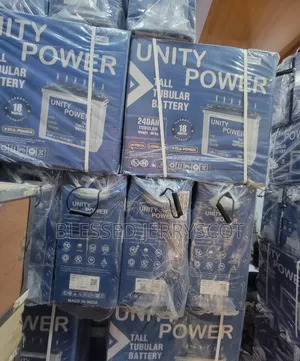 Unity Power 240ah 12v Tall Tubular Solar Inverter Batteries In Stock.