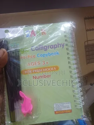 4pcs Calligraphy Booklet - 3years+ for Preschool