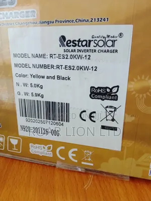 2kva Restarsolar Inverter 12v
