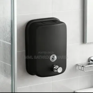 Black Soap Dispensers With Manual Pump