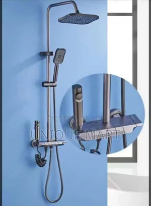 Quality Piano Shower Set With Different Spray Patterns.Color:Grey