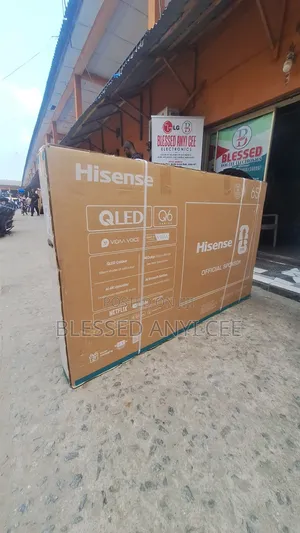 New Hisense Qled 65"Inche Smart Flameless Netflix Youtube Bluetooth