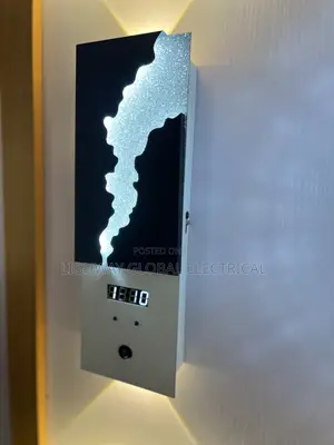 Clock Nordic Wall Light