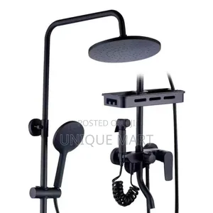 Quality Standing Shower With Different Spray Patterns and Soap Dish