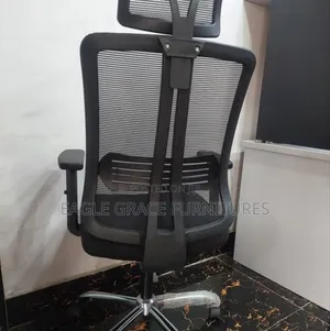 Adjustable Office Chair With Armrest –Breathable Back Support for Long