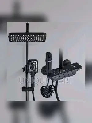 Quality Black Color Piano Standing Shower With Several Spray Patterns