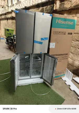 Hisense 4 Door Refrigerator Rq-54wc – Brand New 392l