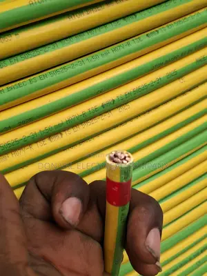 50mm Pure Copper PVC Insulated Earth Cable Yellow/Green