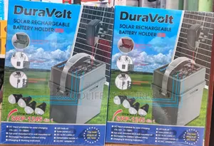 Duravolt 4-in-1 Rechargable Solar Battery Holder