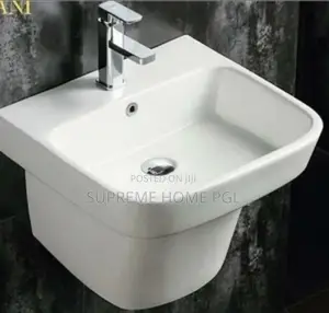 High Quality Half Pedestal Wash Basin.