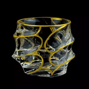 Luxurious Gold Whiskey Glass Cup