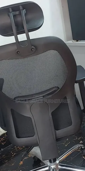 Executive Computer Chair With Posture-Friendly Lumbar Support.
