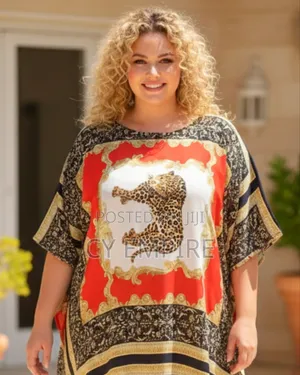 The Imperial Leopard Silk Kaftan