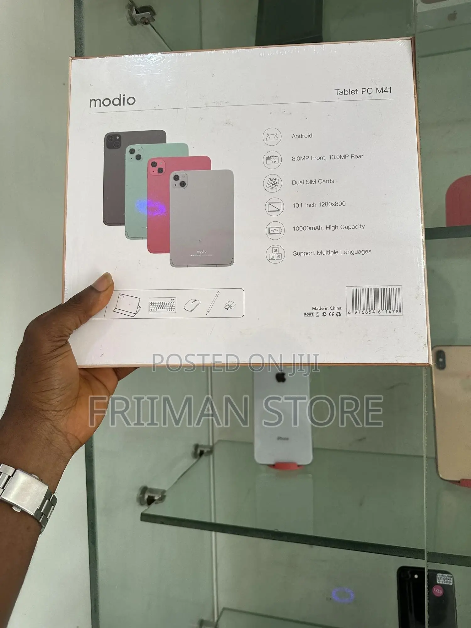 New Modio M41 1 TB Silver
