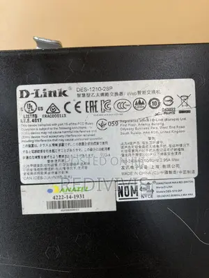 D-link Web Smart Switch 24port Ethernet Poe Des-1210-28p