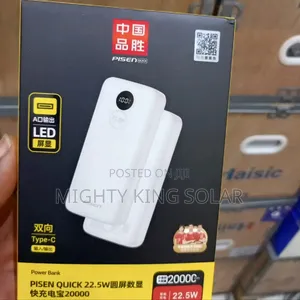 20,000mah Plus 22.5w Fast Charging Power